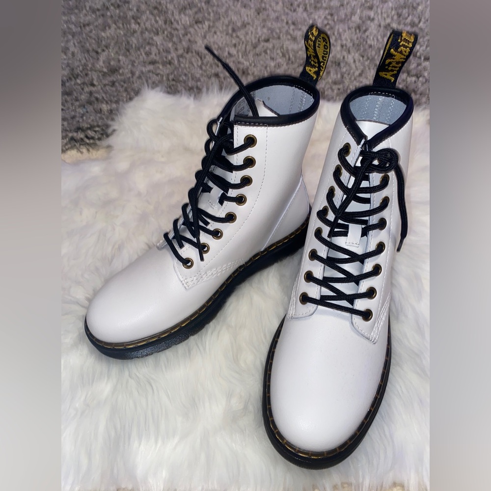 White Dr. Marten’s Boots
